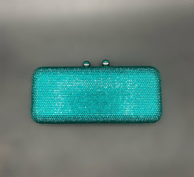 Crystal Clutch Turquoise
