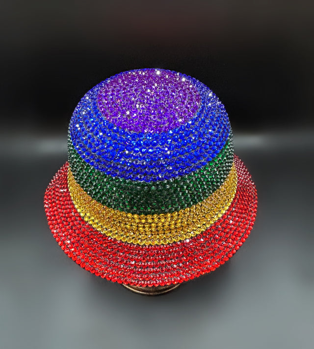 Rainbow Crystal Bucket Hat