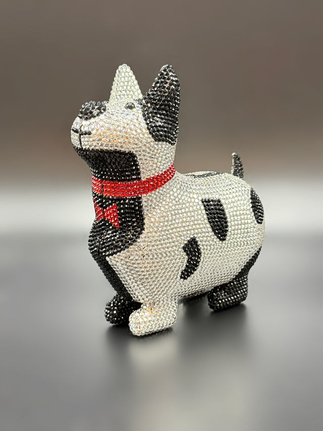 Black and Silver Pup