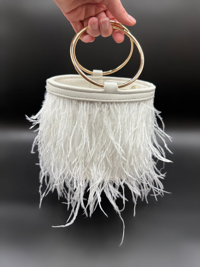 White Feather Bucket