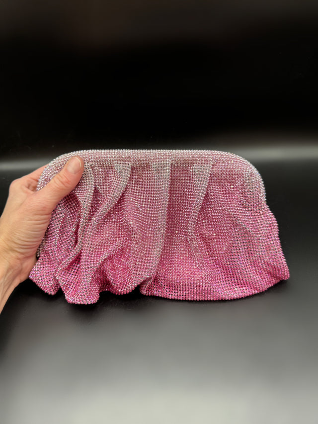 Slouchy Clutch Ombré Pink