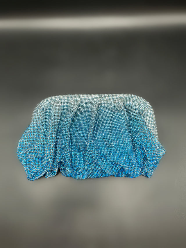 Slouchy Clutch Blue Ombre