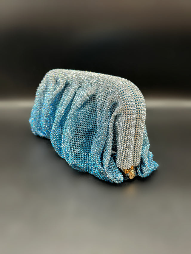 Slouchy Clutch Blue Ombre