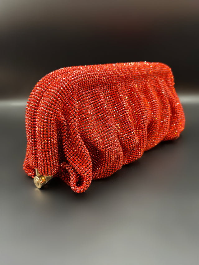 Slouchy Clutch Red