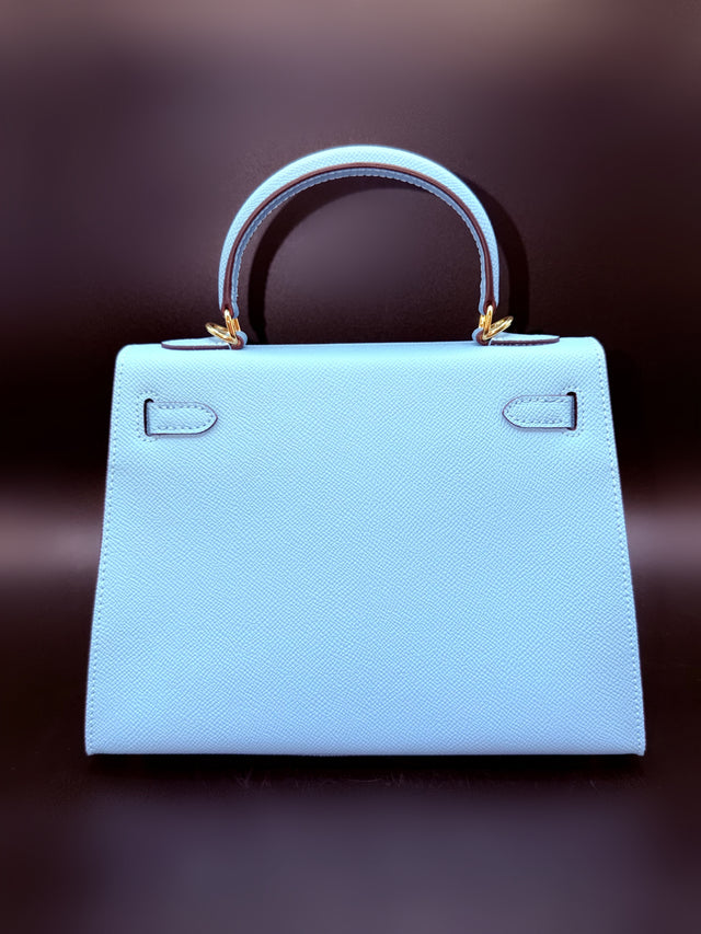 Blue Leather To Handle