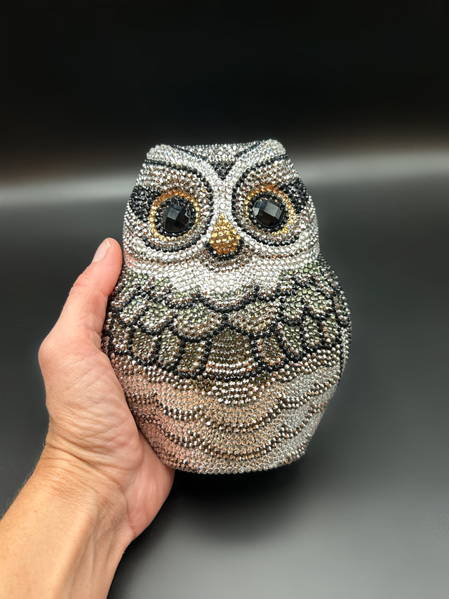 Owl Crystal Clutch