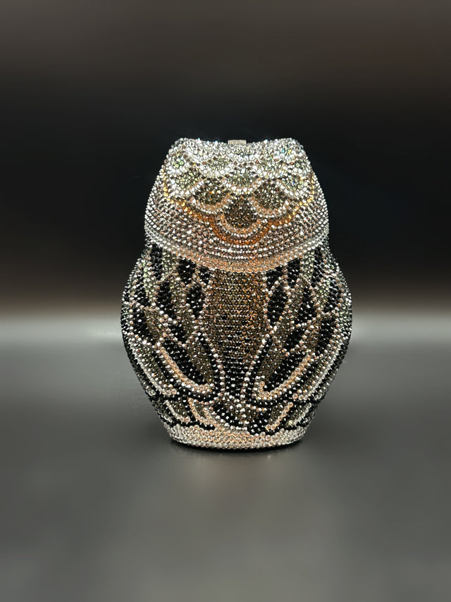 Owl Crystal Clutch