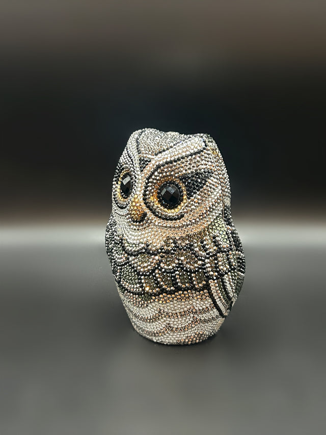 Owl Crystal Clutch