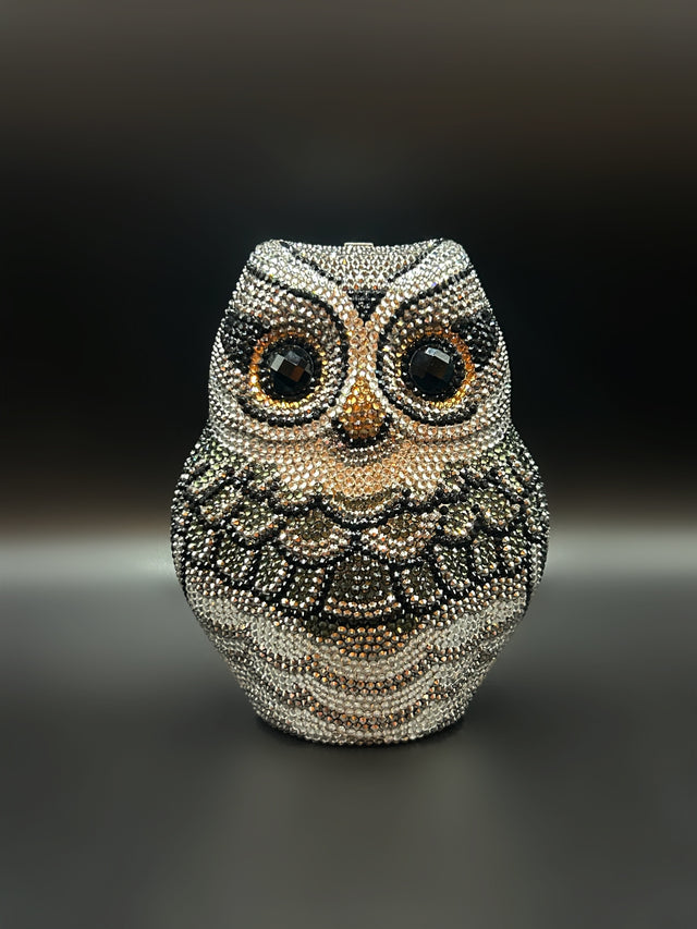 Owl Crystal Clutch
