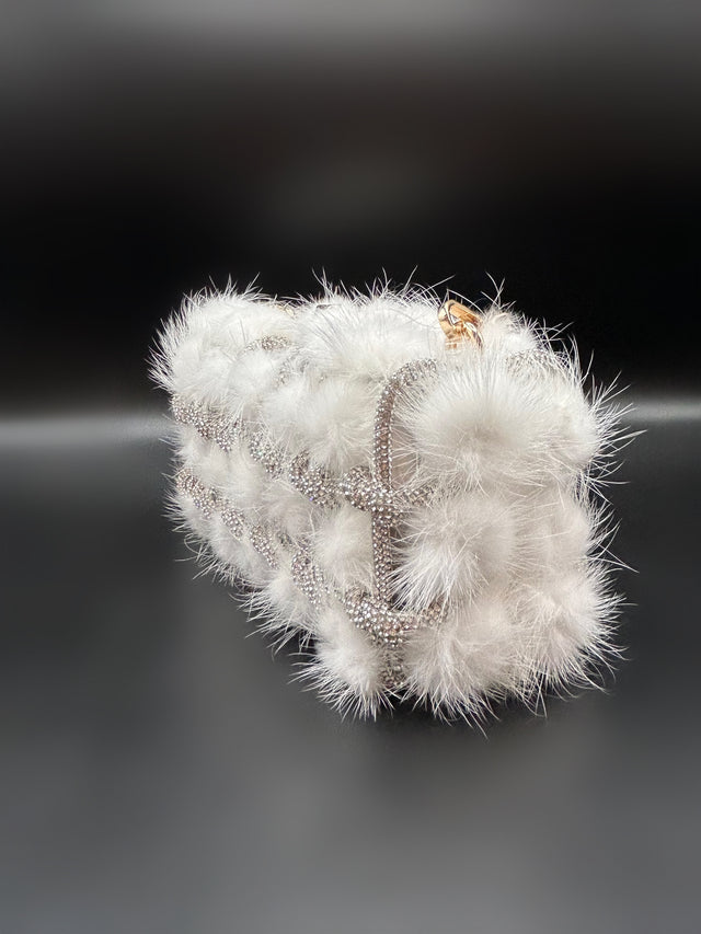Acrylic Roped White Fur