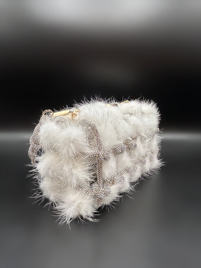 Acrylic Roped White Fur