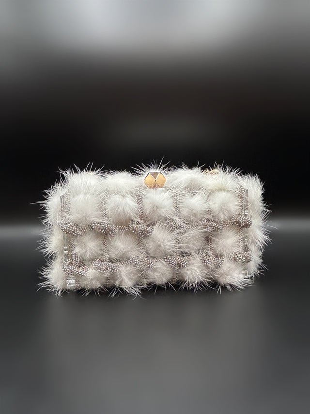 Acrylic Roped White Fur