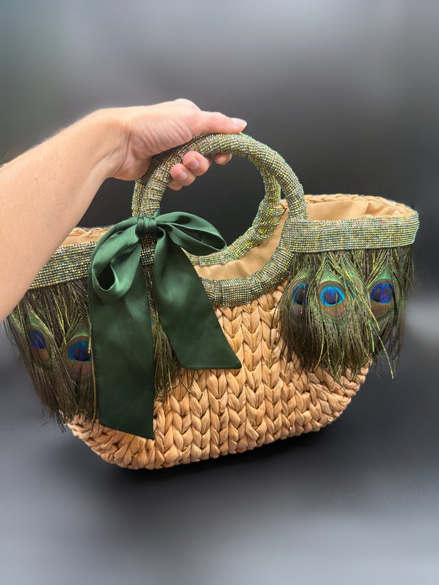 Peacock Feather Tote
