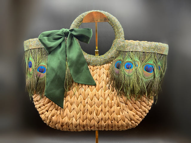 Peacock Feather Tote