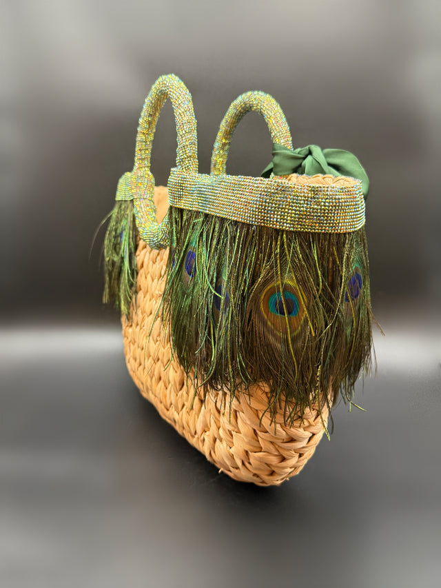 Peacock Feather Tote