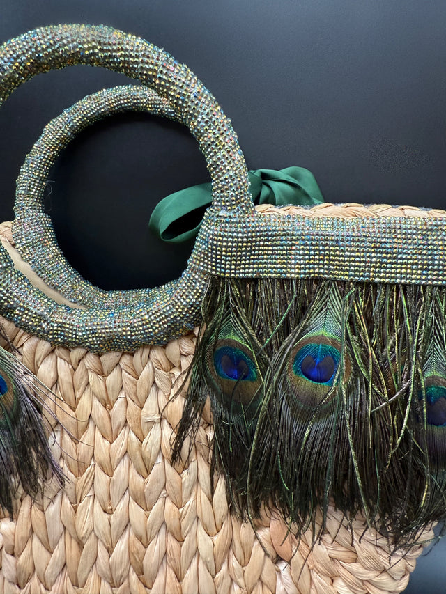 Peacock Feather Tote