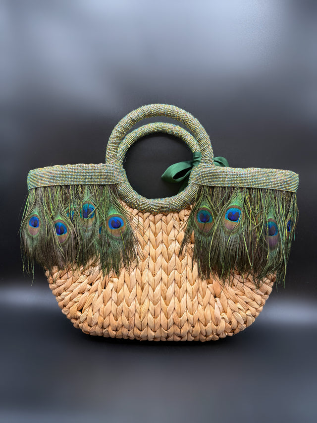 Peacock Feather Tote