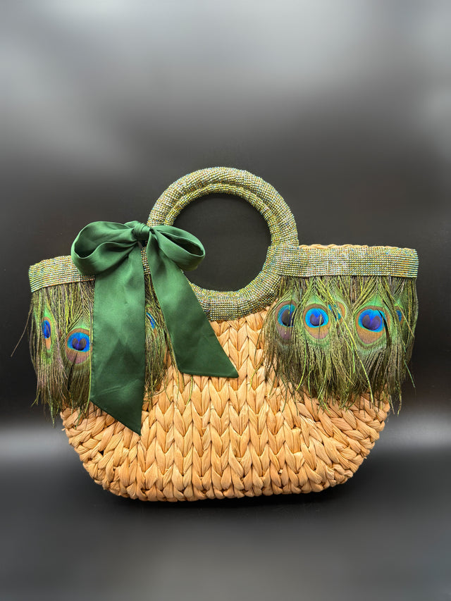 Peacock Feather Tote