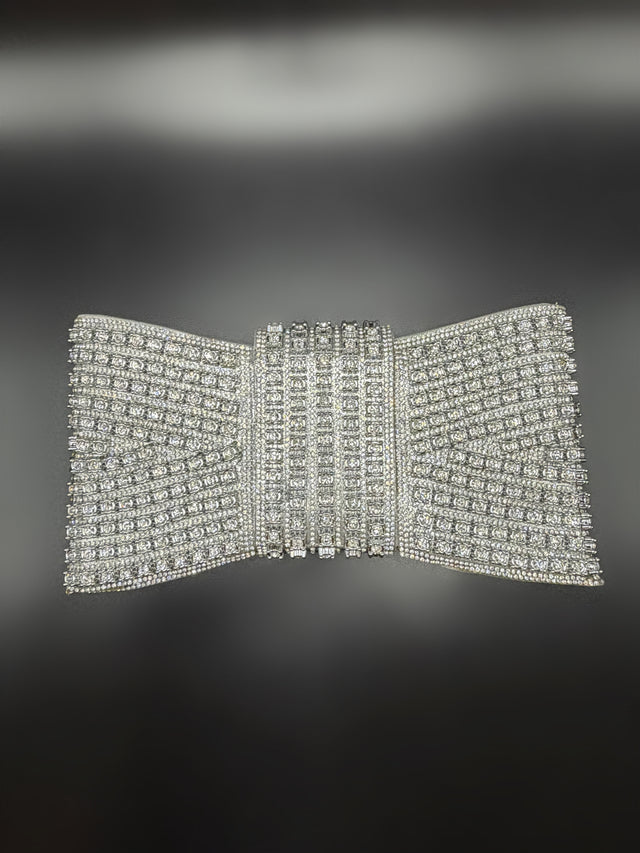 Silver Envelope Clutch