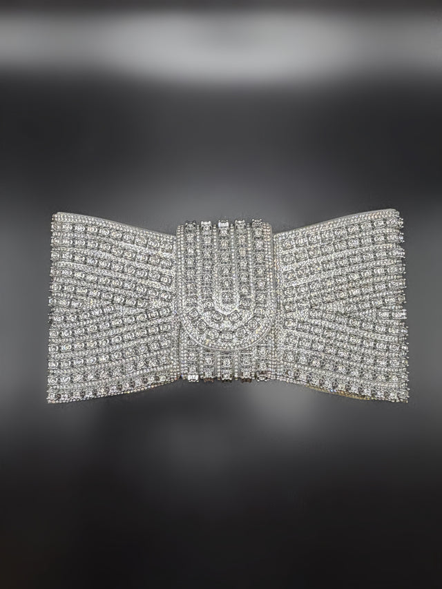 Silver Envelope Clutch