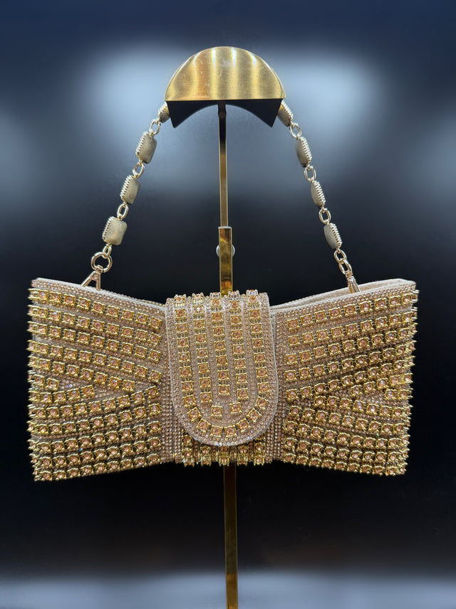Gold Envelope Clutch