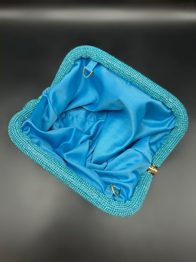 Slouchy Clutch Turquoise