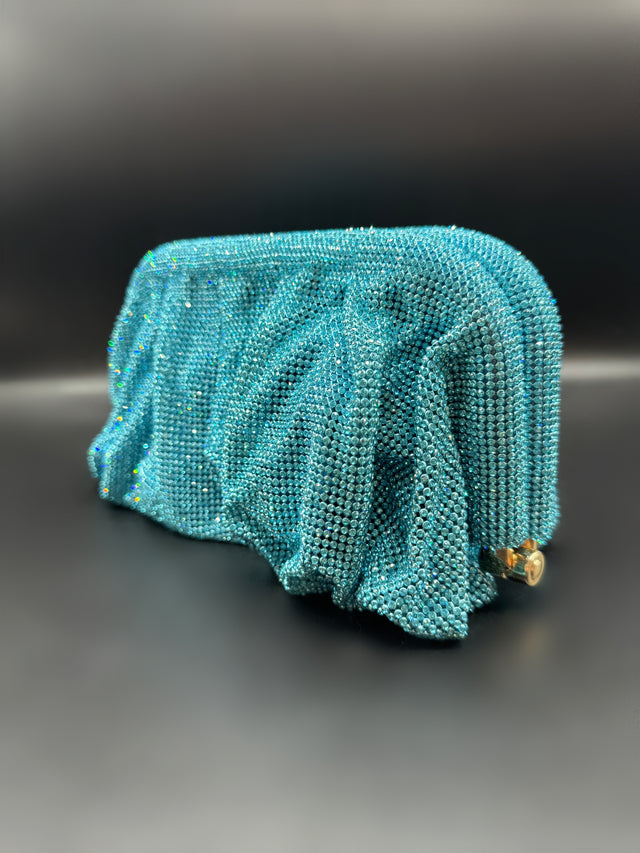 Slouchy Clutch Turquoise