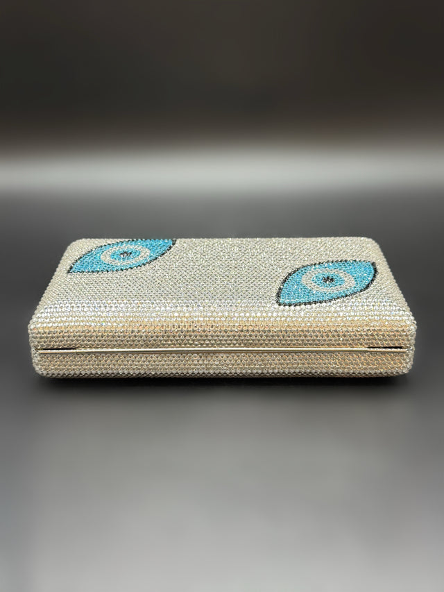 Evil Eye Crystal Clutch