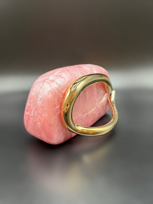 Pink Hand Clutch