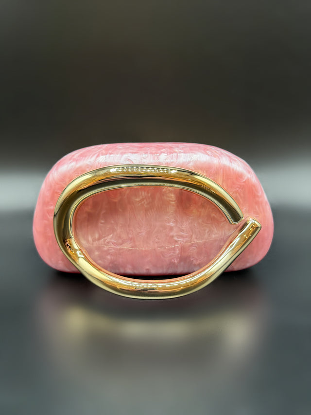 Pink Hand Clutch