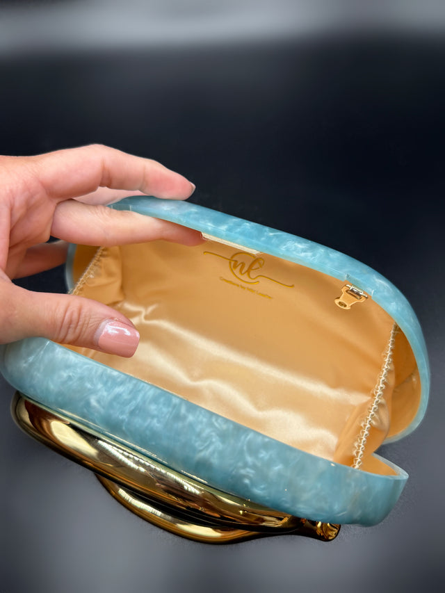 Blue Hand Clutch