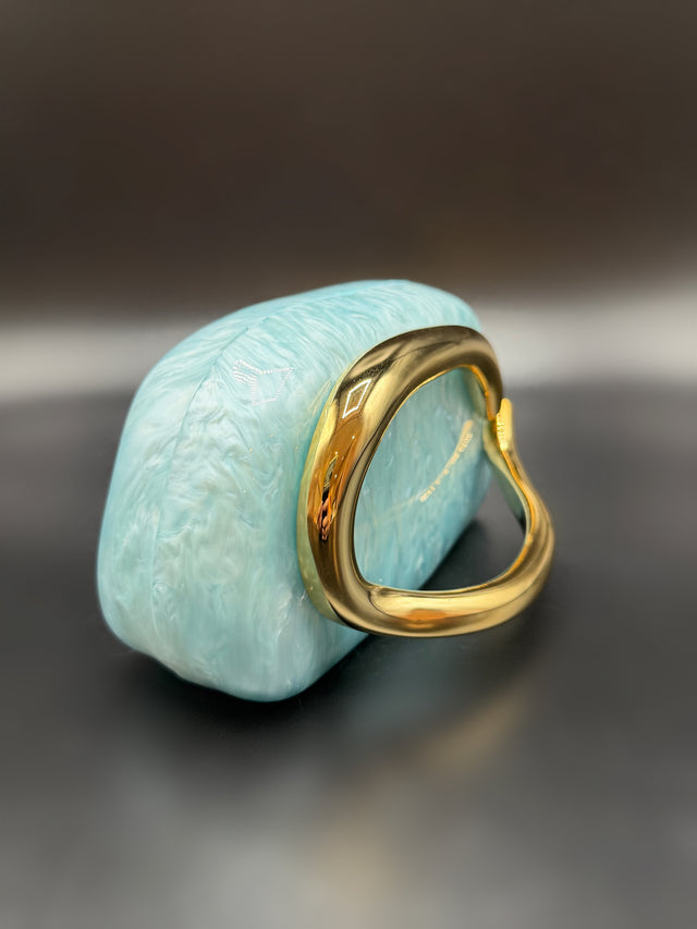 Blue Hand Clutch