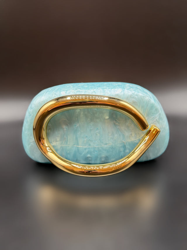 Blue Hand Clutch