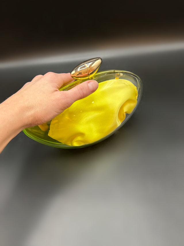 Acrylic Ombré Lemon Clutch