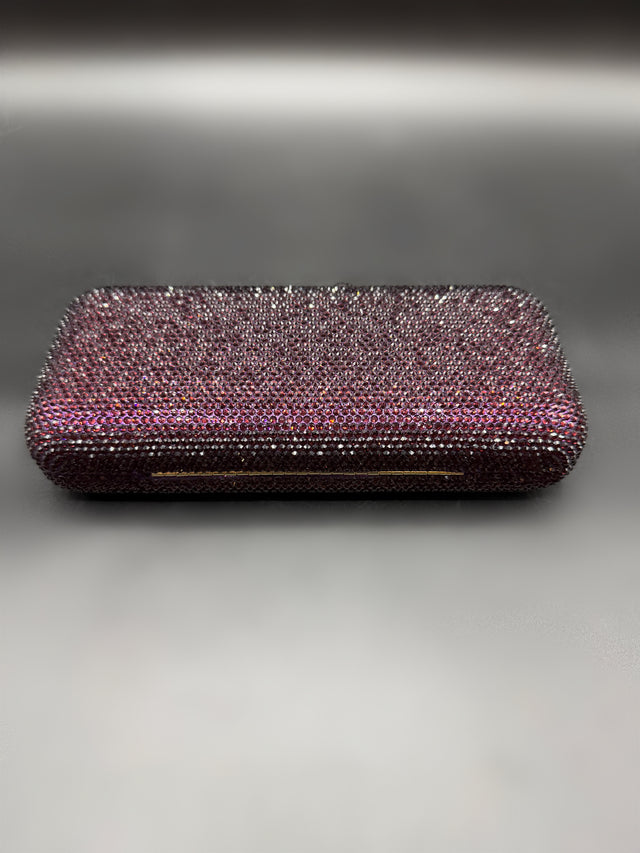 Crystal Clutch Purple