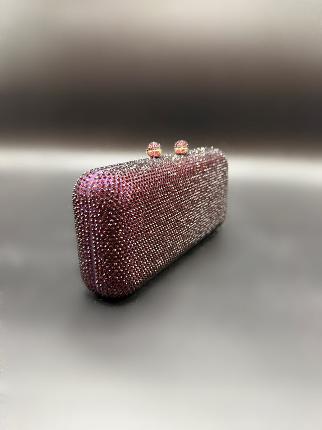 Crystal Clutch Purple