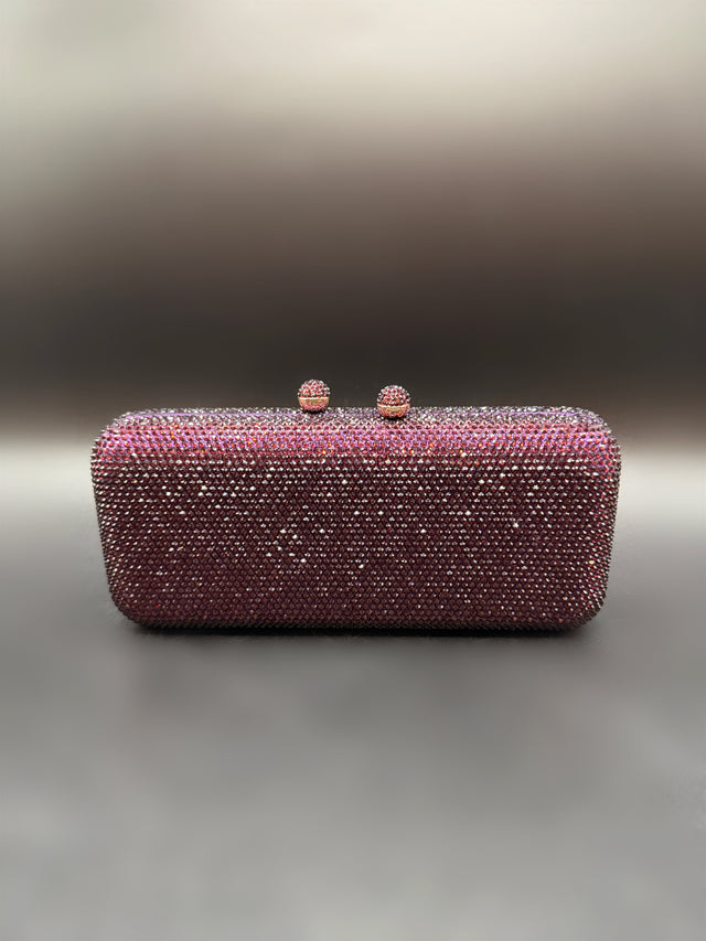Crystal Clutch Purple