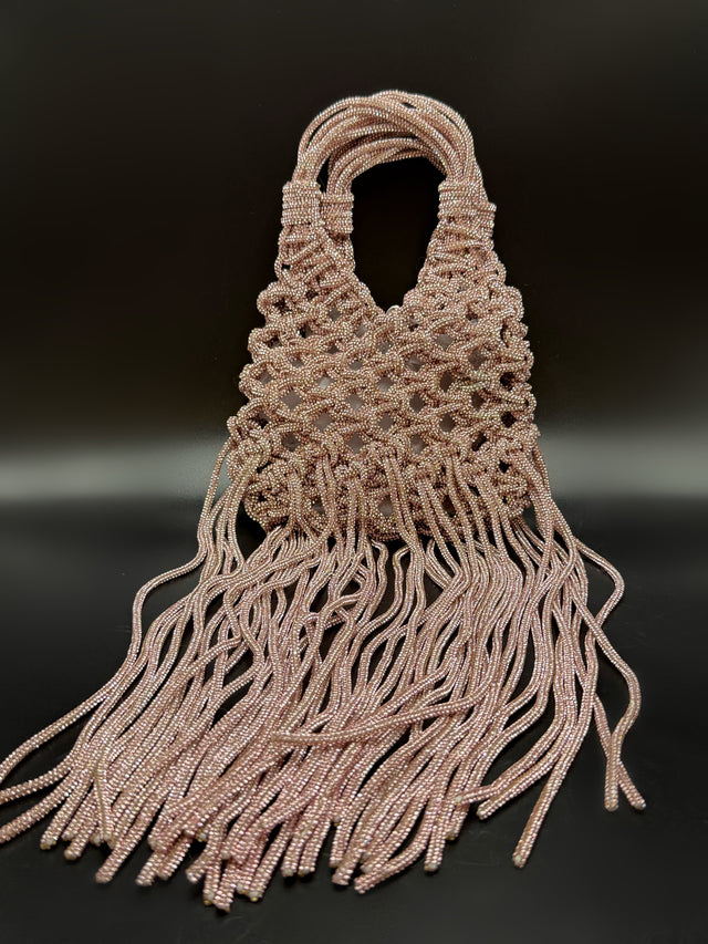 Pink Woven Fringe