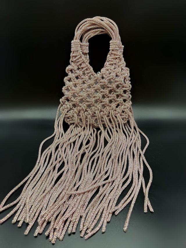 Pink Woven Fringe
