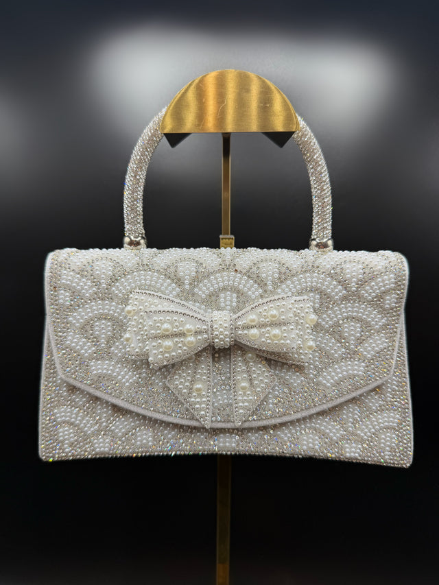 Pearl Bow Top Handle