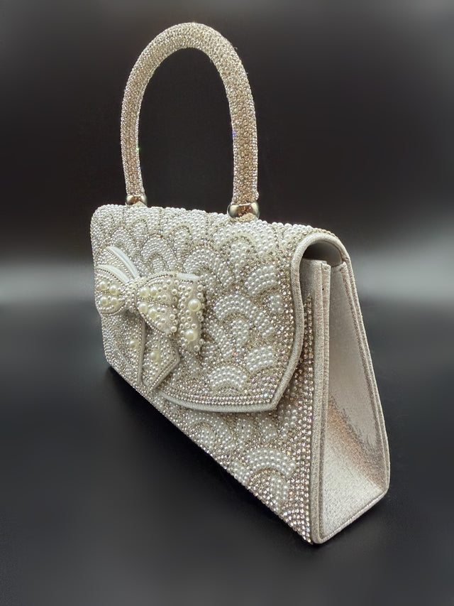 Pearl Bow Top Handle