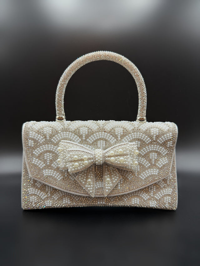 Pearl Bow Top Handle