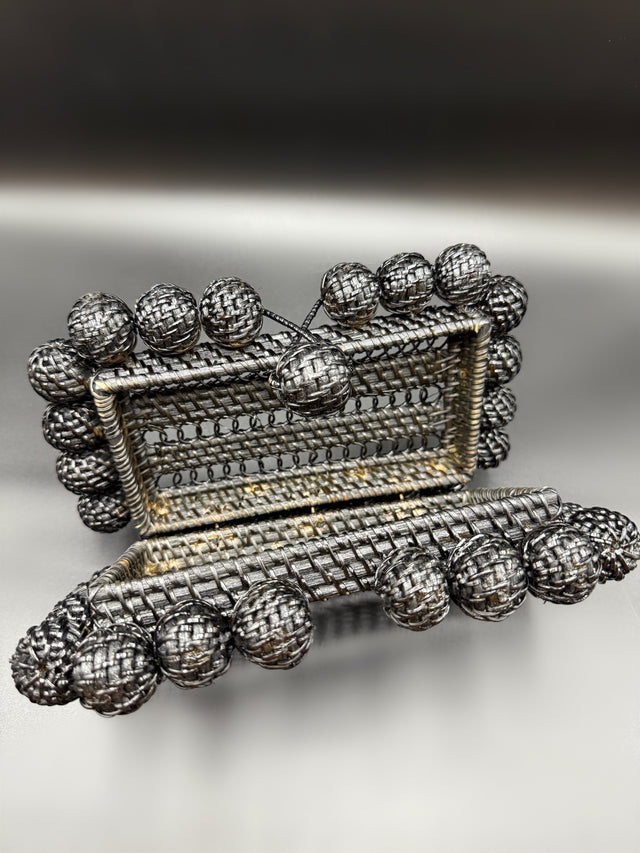 Woven Clutch Black