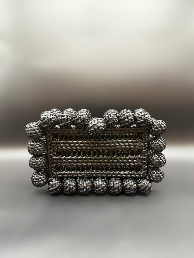 Woven Clutch Black