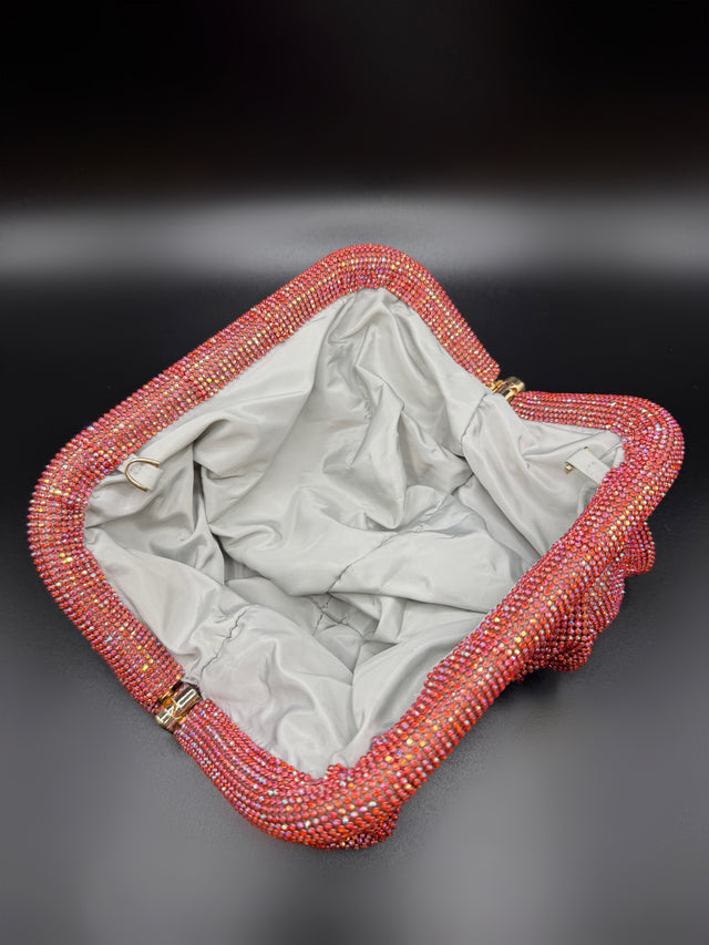 Slouchy Clutch Salmon AB