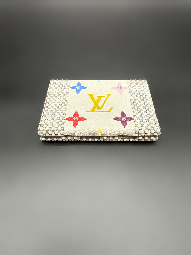 White Multicolor Upcycled