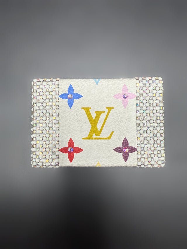 White Multicolor Upcycled