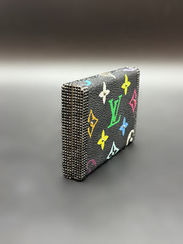 Black Multicolored Upcycled