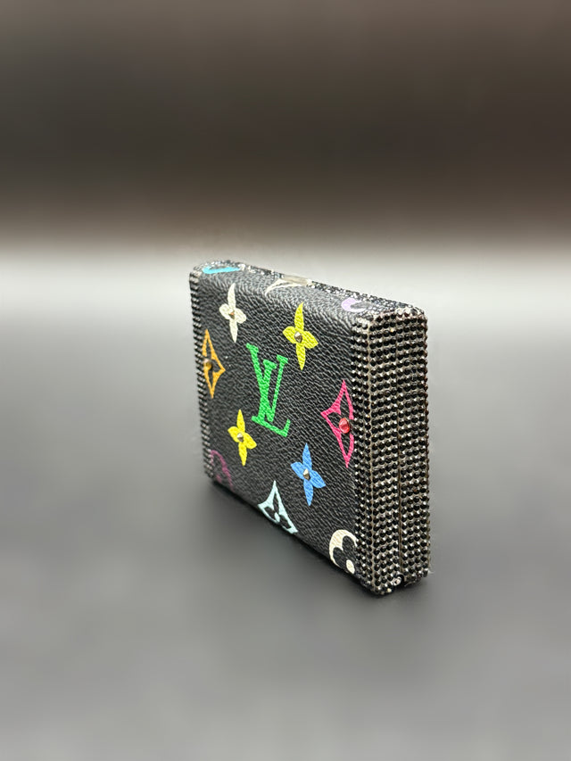 Black Multicolored Upcycled