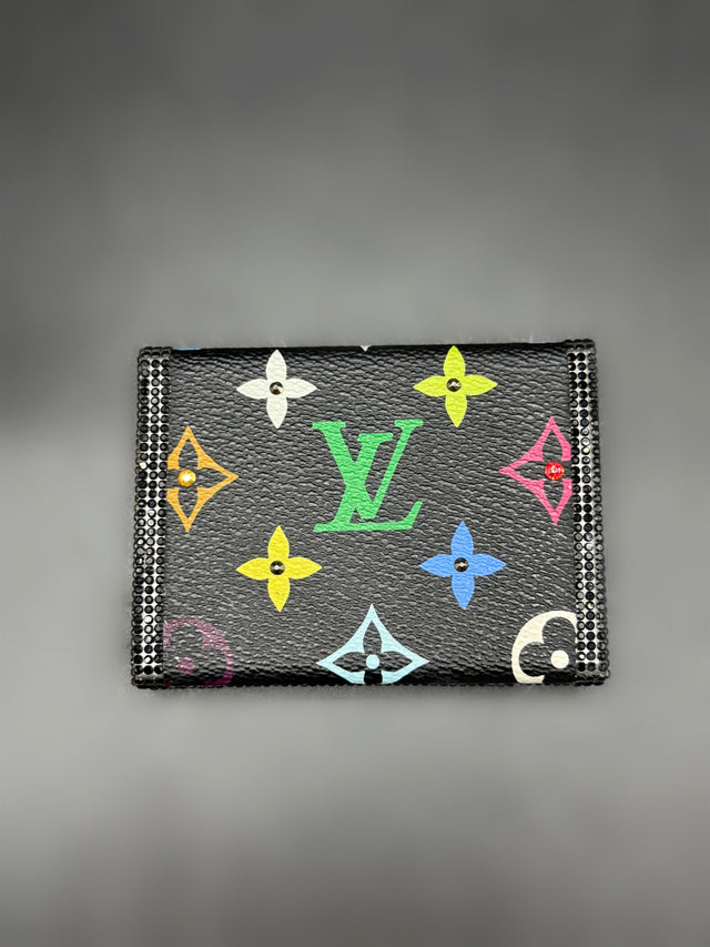 Black Multicolored Upcycled